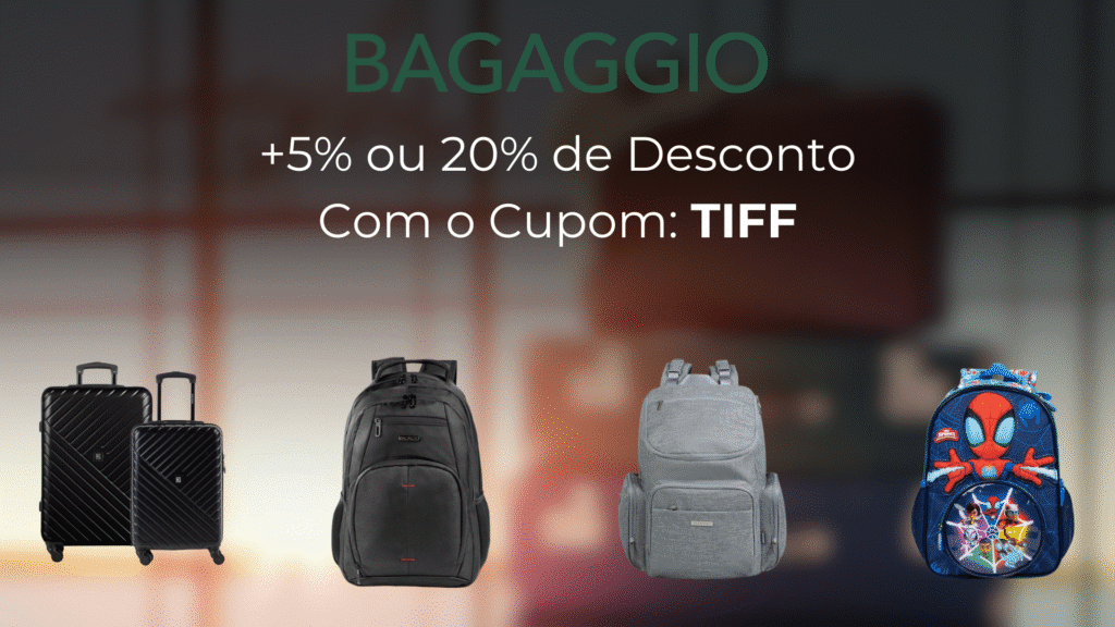Cupom Bagaggio é TIFF