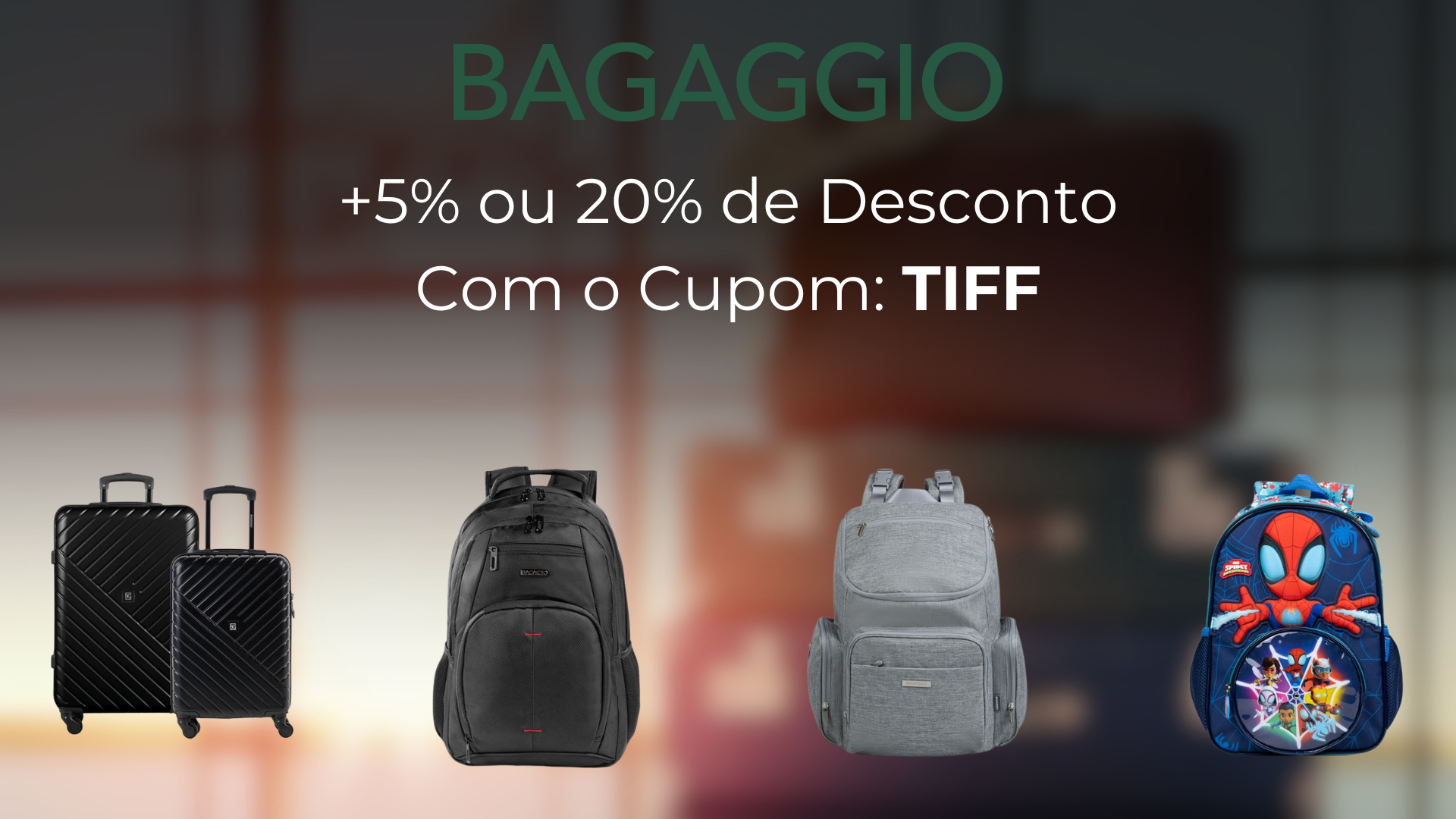 Cupom Bagaggio é TIFF