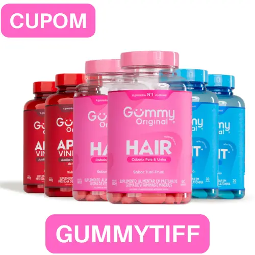 CUPOM GUMMY - GUMMYTIFF