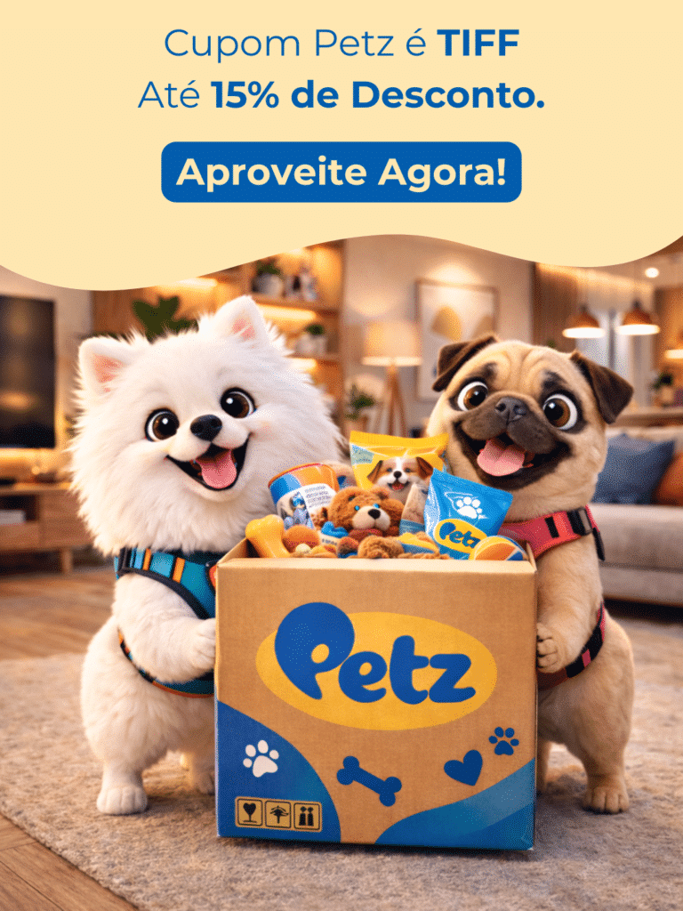 O código oficial Cupom Petz é TIFF