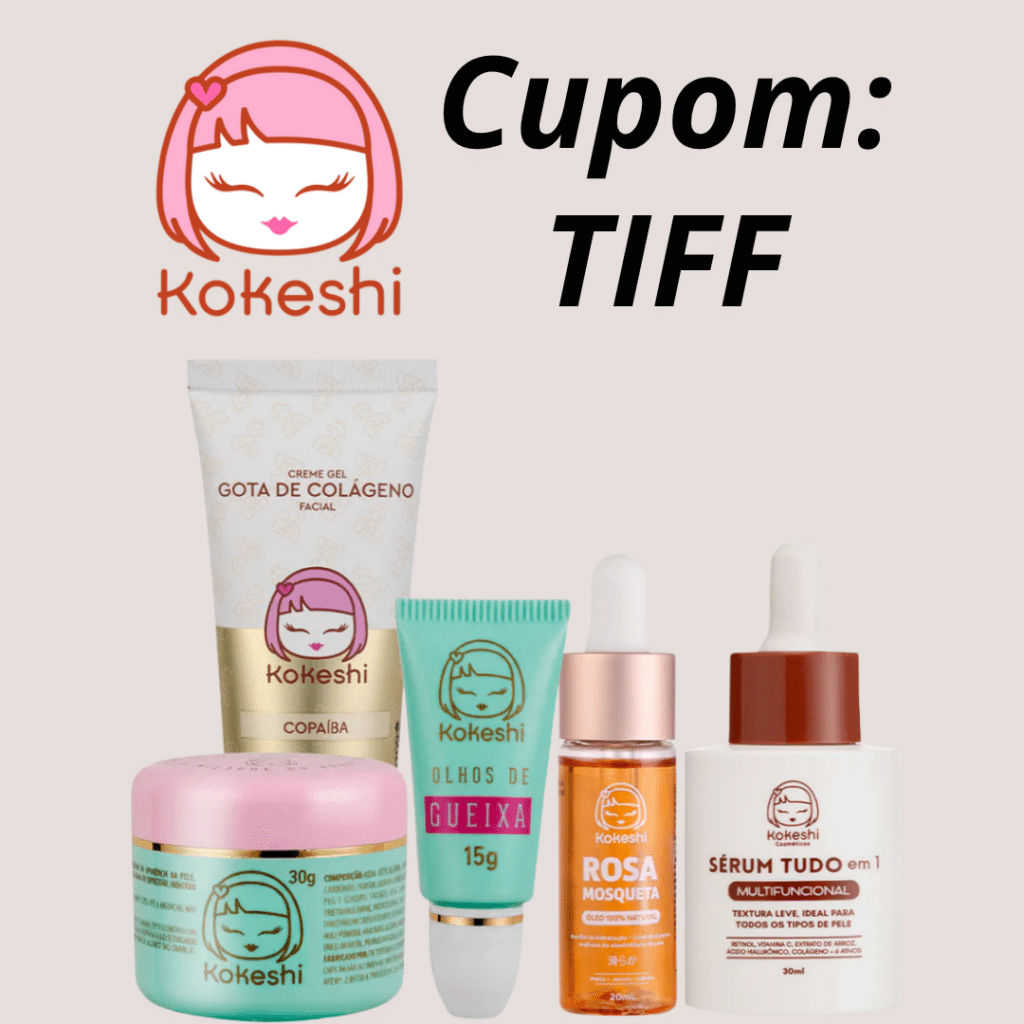 Cupom de Desconto Kokeshi