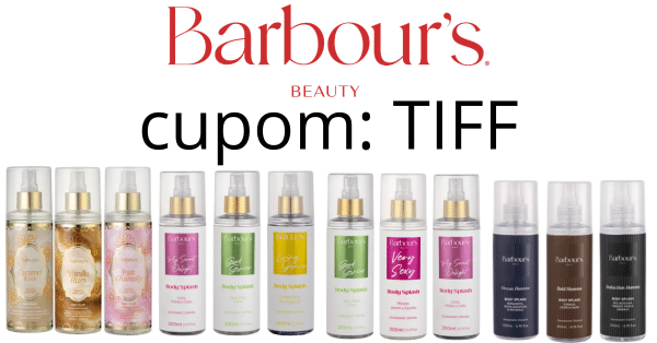 cupom de desconto barbour´s beauty