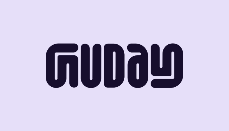 Guday gaba logo marca