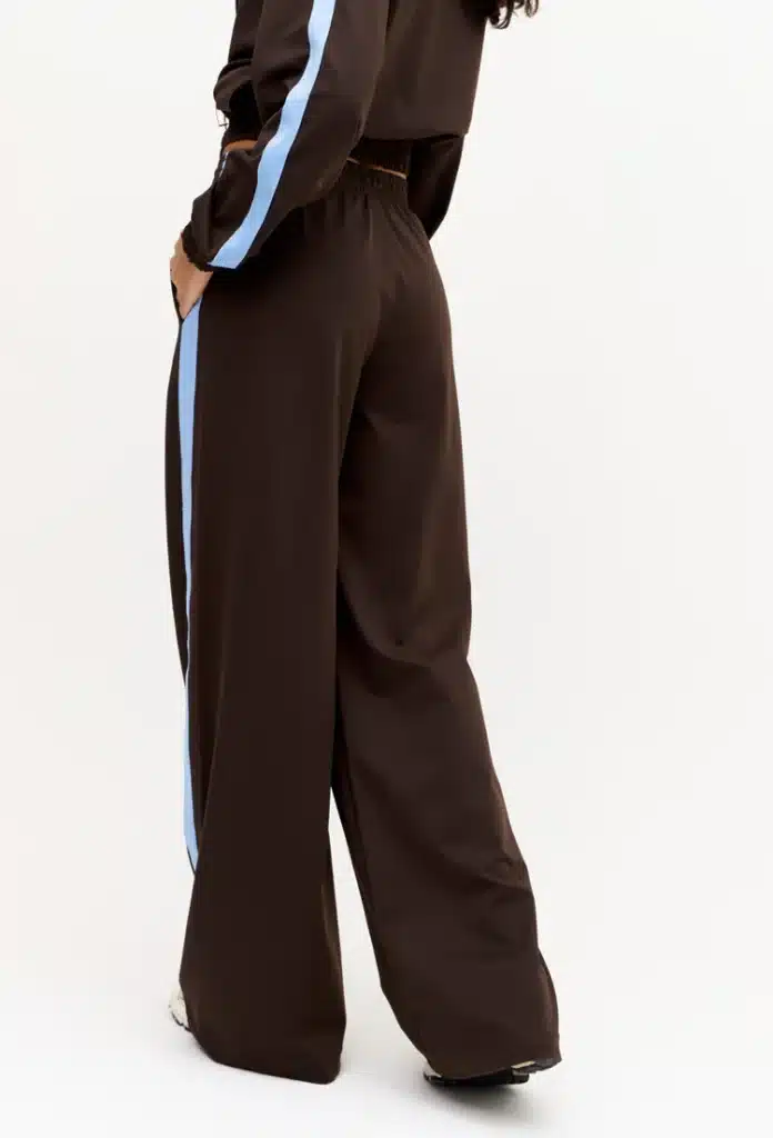 Pozze fitnss calça marrom e azul