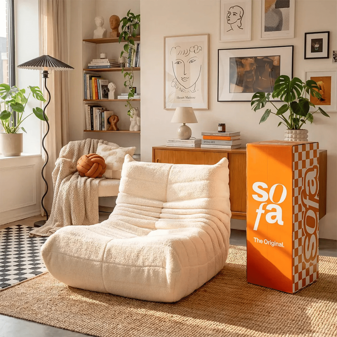 Compra de sofá online Sofá na Caixa