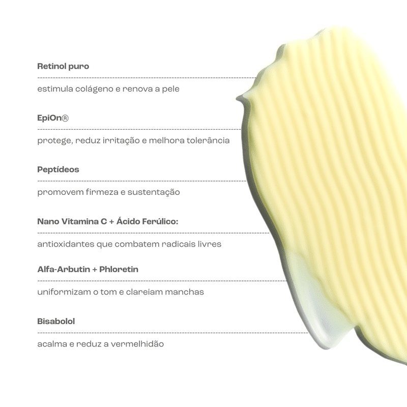 Creamy retinol compisoção