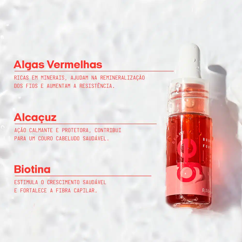 Booster vermelho ge beauty