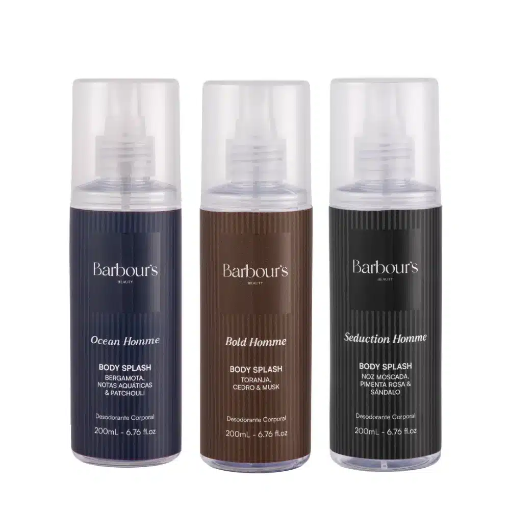 Kit body splash masculino