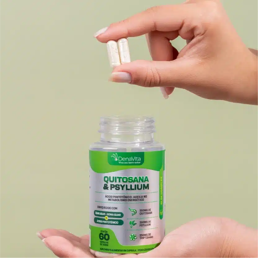 Quitosana e Psyllium Denavita