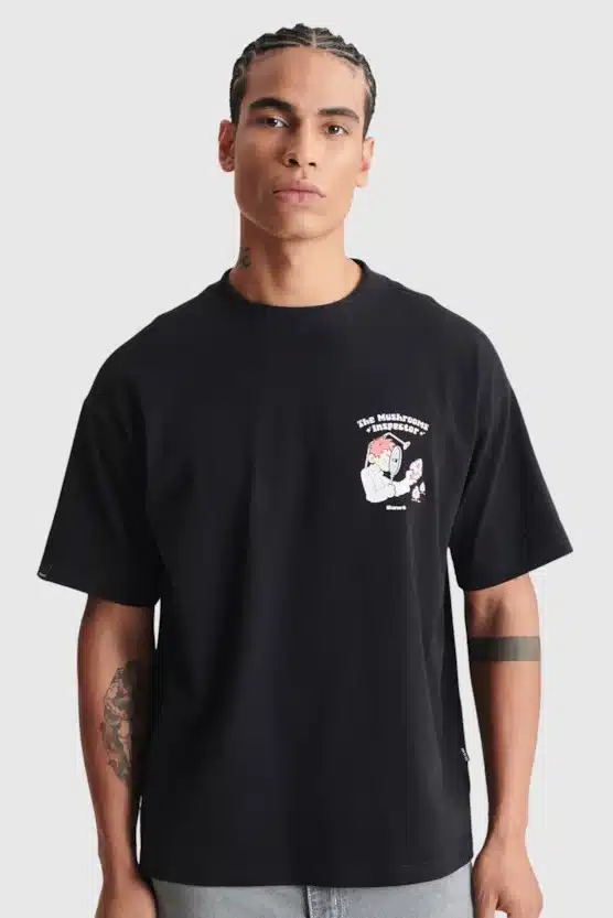 Camiseta baw masculina preta