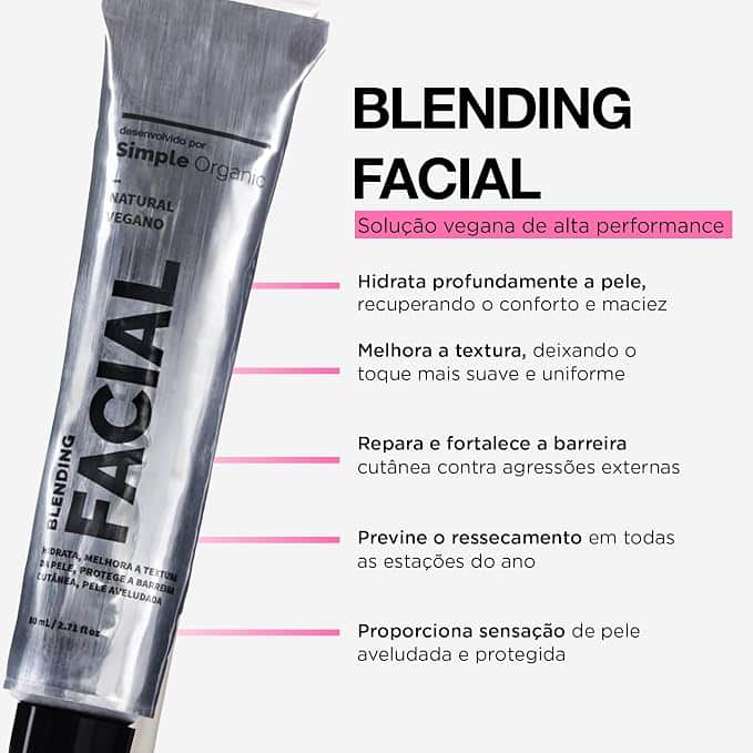 Beneficios do simple organic facial